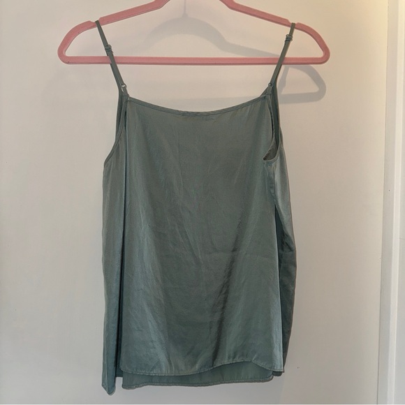 Eileen Fisher Silk Camisole Elm - Picture 2 of 7